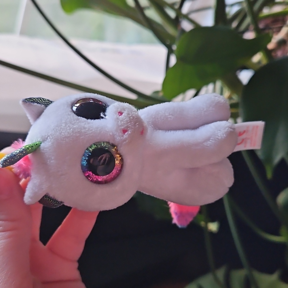 Plush Unicorn "Pixy" Ty Keychain
